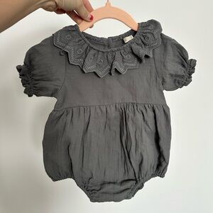 Gray Quincy Mae Romper